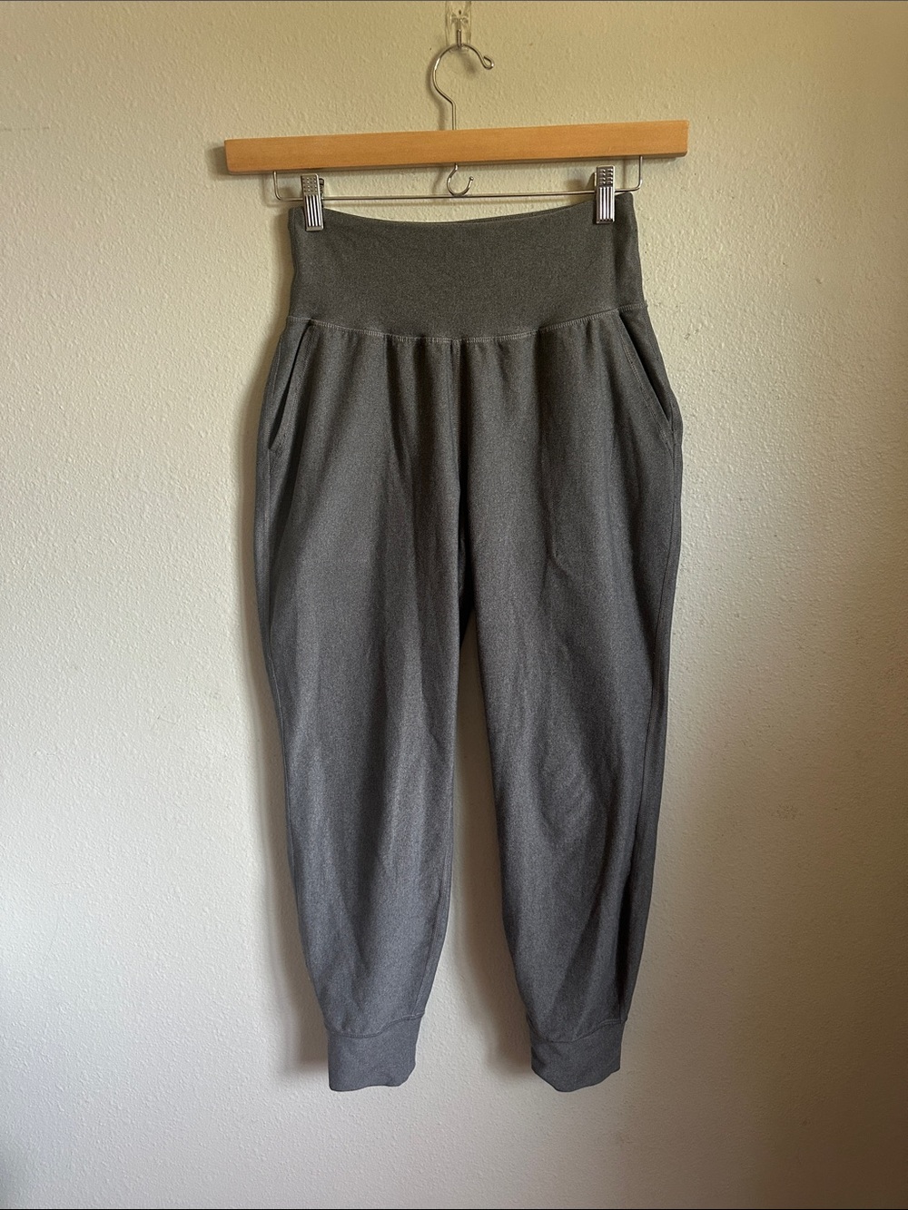 Old Navy Charcoal Gray High-Waist Jogger Pants